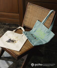 【GLOBAL WORK×ハリー・ポッター】Harry PotterキャンバストートBAG/キッズ　ブルー（Harry Potter）/ ナチュラル（MRS NORRIS）各2,490円（税込）