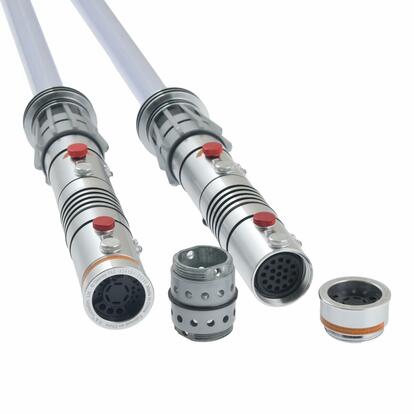 スターウォーズ　ライトセーバー　2点セット スターウォーズ ダースモール ライトセーバー 2本セット 中古品 入手困難