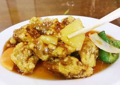 横浜中華街の 酢豚 に パイナップル が入っている割合は 40軒を大調査 1 3 ウレぴあ総研 横浜中華街の 酢豚 に パイナップル が入っている割合は 40軒を大調査 1 3 ウレぴあ総研