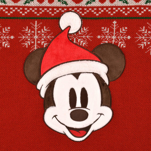 ミッキー 長袖セーター レッド DISNEY CHRISTMAS 9,000円