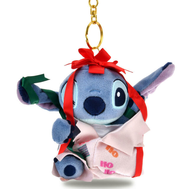 スティッチ ぬいぐるみキーホルダー・キーチェーン DISNEY CHRISTMAS 3,000円