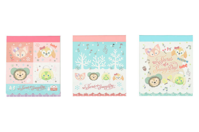 「ダッフィー＆フレンズのシークレット・オブ・スノーウィーデイ」メモセット