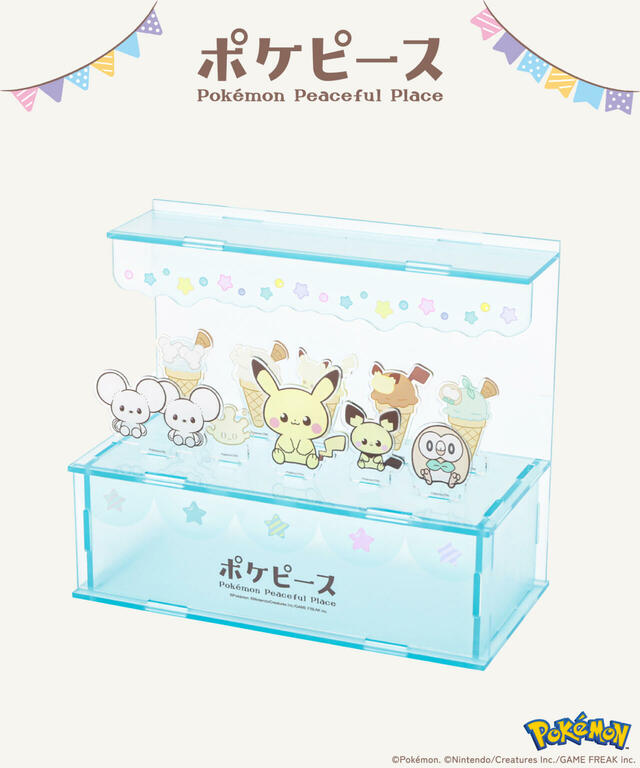 【3COINS×ポケモンコラボ第一弾「ポケピース」】アクリルスタンドセット（税込1650円）
