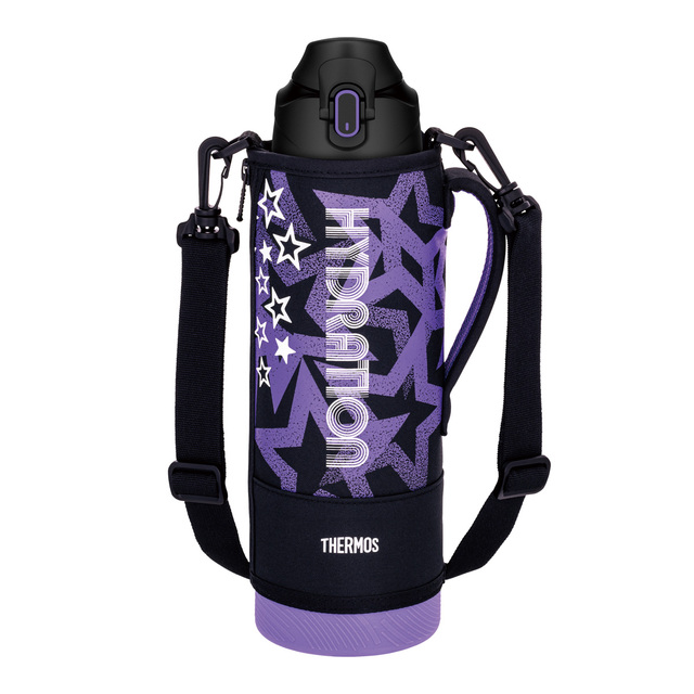 真空断熱スポーツボトル/FJS-800F ブラックパープル