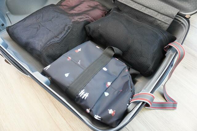 キャリーケースに入れておいて旅先でのサブバッグとしても◎