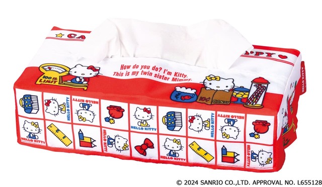【ハローキティ 70年代デザインコレクション】ティッシュケース
