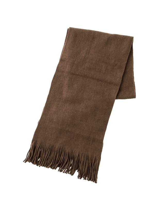 【3COINSの防寒小物グッズ売上ランキング 8位】「フリンジマフラー」880円（税込）