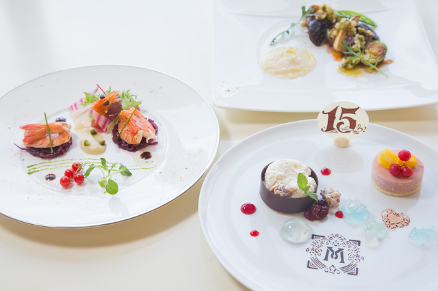 ベッラヴィスタ・ラウンジ “東京ディズニーシー・ホテルミラコスタ 15th アニバーサリー” ランチコース