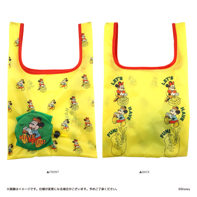 ミッキー&ミニー ミニエコバッグ 1,540円