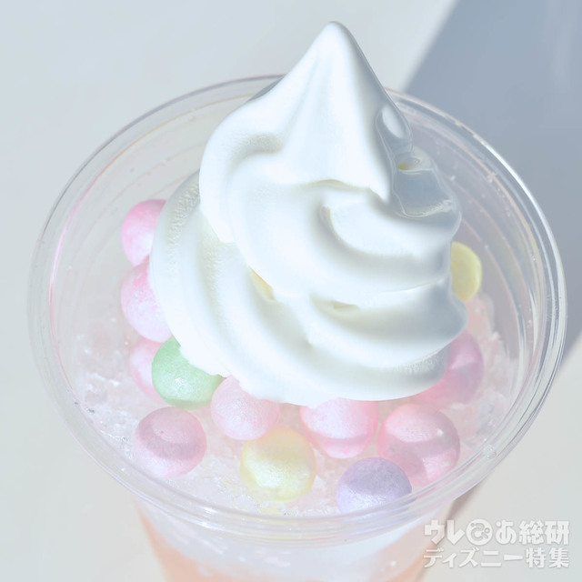 クリーム・シェイブアイス（ピーチゼリー）