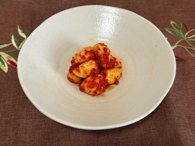 【ロピア　にんにくキムチ】にんにく✖️キムチなんて臭うのでは？と思ったのですが、意外とさっぱりしており食べやすい