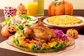 ハロウィンにもピッタリ！「ガストのローストチキン」