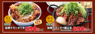青ねぎ味噌チキンカツ丼