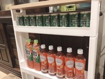 【カインズ スマートワゴンＦｉｔ】飲み物の収納にぴったり