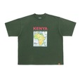 【STARBUCKS STAND by BEAMS】「プリントTシャツ KENYA」¥9,900(サイズ:XS / S / M / L / XL、カラー:ホワイト / グリーン)