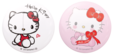 F賞缶バッジ SET（全8種）【Happyくじ『HELLO KITTY 50th〜ハッピーアニバーサリー★〜』】