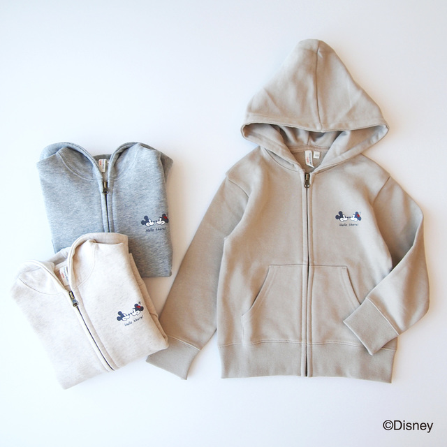 ミッキー＆ミニー / プリントパーカー