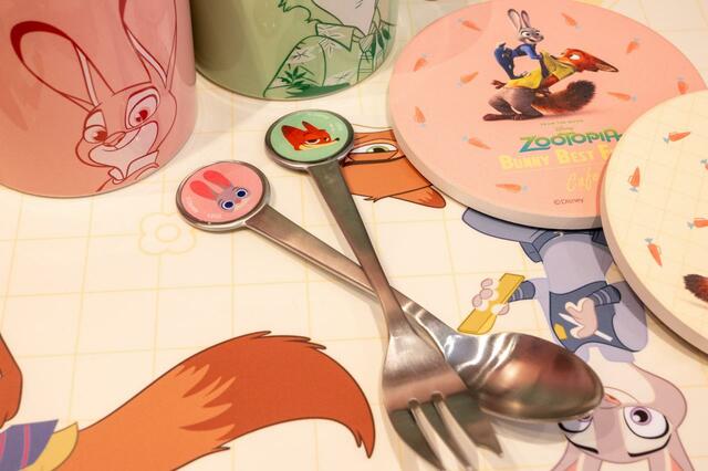 カトラリーセット 2,200円|ディズニー『ズートピア』「Zootopia」BUNNY BEST FRIEND OH MY CAFE