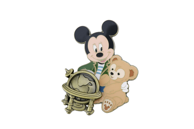 「ダッフィーのワンダフル・ヴォヤッジ」ピンバッジ