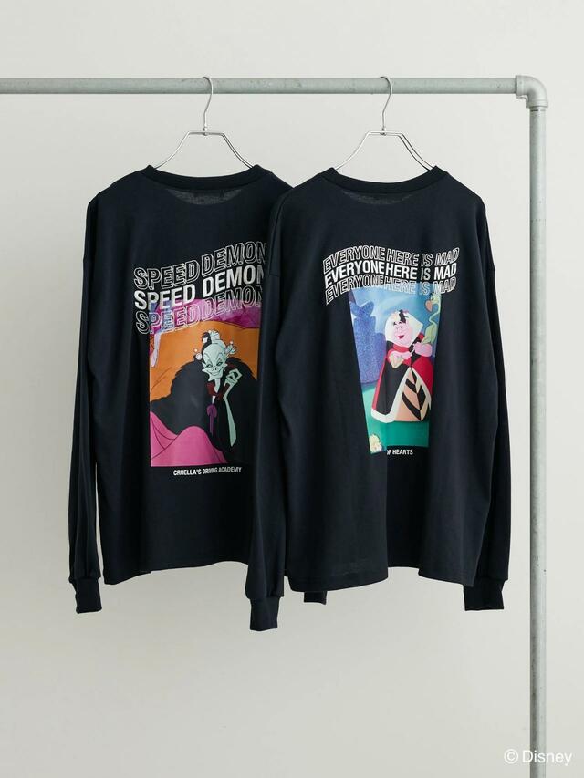 Villains/バックアートロンTee ￥4,990｜Green Parks「ディズニーコレクション」