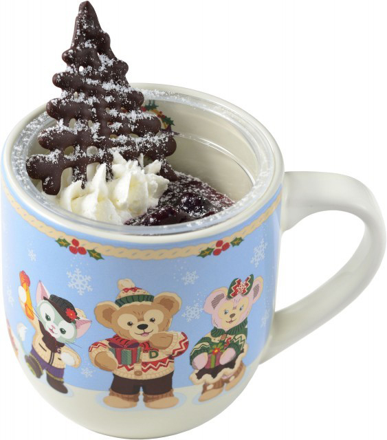 2015ダッフィーのクリスマス「Very Merry Snowtime」チーズムース スーベニアカップ付き 880円 販売店舗:ケープコッド・クックオフ