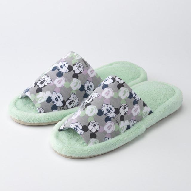 ディズニー外縫いスリッパ＜ミッキー＞
