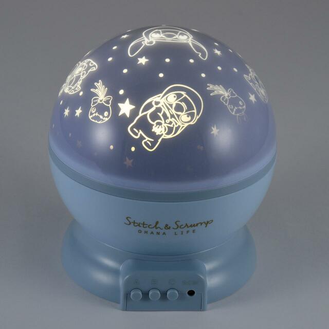 スティッチ＆スクランプ ルームプロジェクター Disney Stitch＆Scramp OHANA LIFE 4,400円