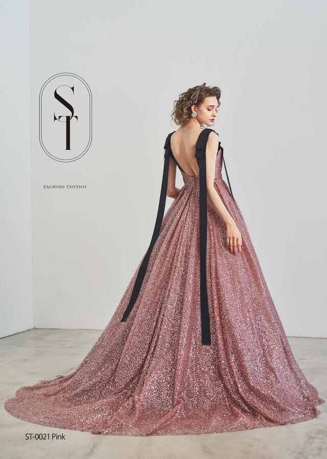 【クラウディア】ST新作ウェディングドレス｜ST-0021_Pink