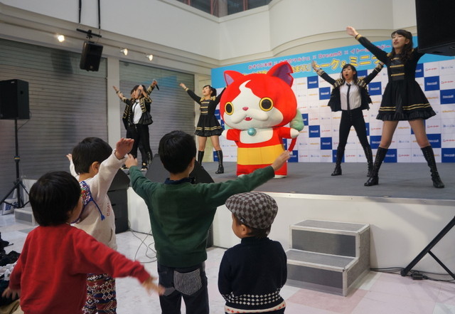 ジバニャン登場でこども大興奮！