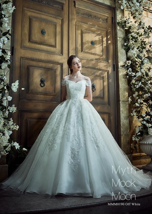 「Myth Mock Moon（ミスモックムーン）」新作ウェディングドレス MMM0190 offwhite