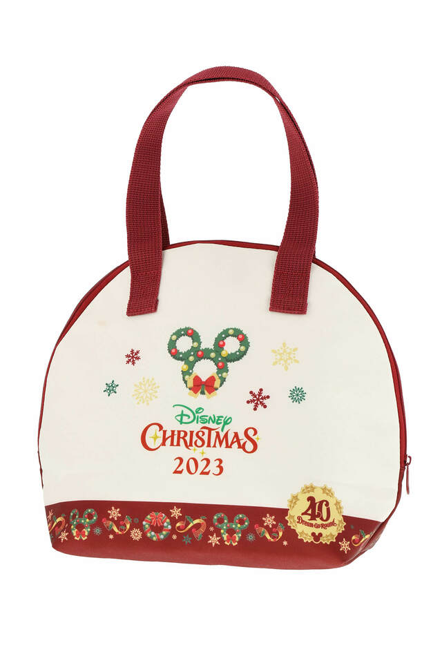 スーベニアランチケース 対象セットにプラス1,200円|「ディズニー・クリスマス」スペシャルメニュー|東京ディズニーリゾート40周年“ドリームゴーラウンド”|販売店舗:東京ディズニーランド「スウィートハート・カフェ」、東京ディズニーシー「ザンビーニ・ブラザーズ・リストランテ」|販売期間:2023年11月1日(水)〜12月25日(月)