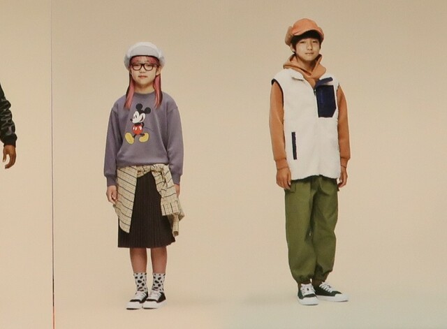 Disney裏毛スウェットKids 着こなし例