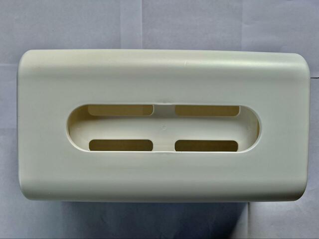 【カインズ CAINZ 最後までしっかり使えるソフトパックティシューケース】底板を押し込めば最後まで使えます