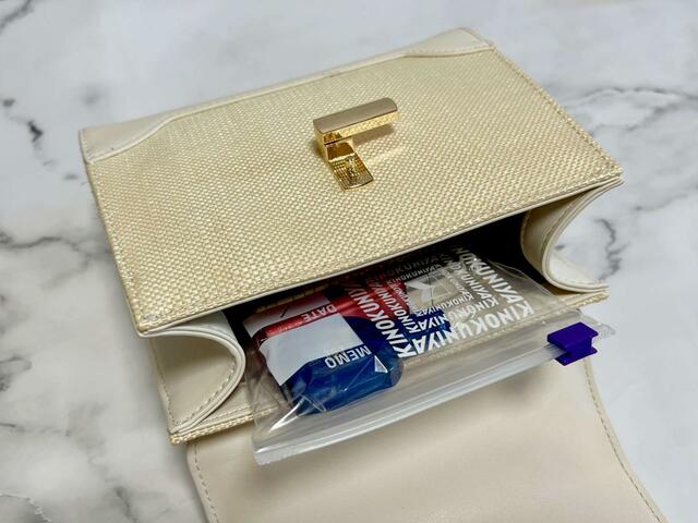 ミニバッグにぴったり！【紀ノ国屋 スライドジッパーバッグ SSサイズ】