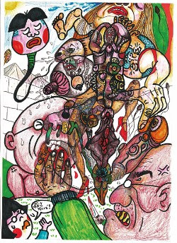 根本敬　根本敬 作品集『THE END』より