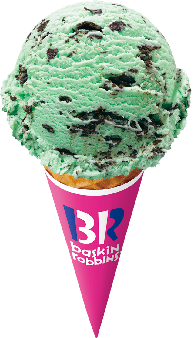 【サーティワン 人気フレーバーランキング 4位】「チョコレートミント」390円（税込）