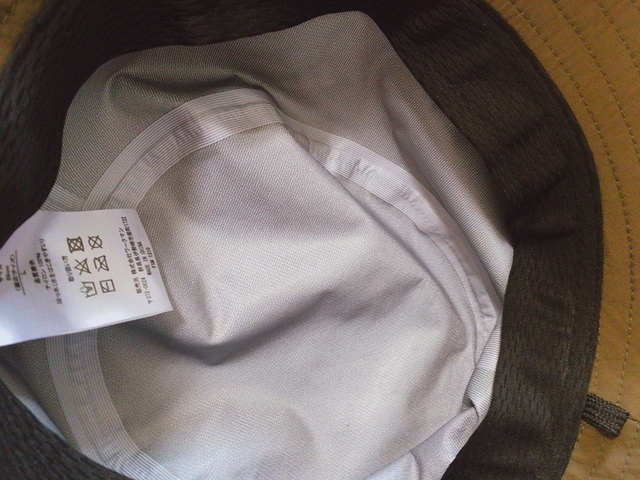 【ワークマン イージス防水バケットハット】サラッとした裏地