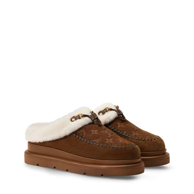 【LOUIS VUITTON(ルイ・ヴィトン)「LV SKI」コレクション新作】コルティナ ミュール(ヒール:1cm)