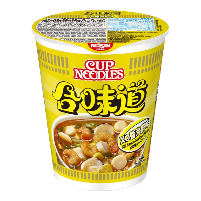 ＜香港代表＞ ■XO醤海鮮味(エックスオージャンカイセンアジ) フレーバー： XO醤シーフード 香港料理の定番、海鮮とXO醤を合わせた王道メニュー。イカ、エビ、魚の海鮮をベースに、 ホタテ、豚肉、エビ、唐辛子等、XO醤ならではの素材を生かした本格的なスープです。