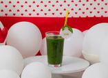 「グリーンスムージー」＜価格：税込1,190円＞【日本公開10周年「ベイマックス OH MY CAFE」オープン！心もカラダも癒されるメニューやグッズがいっぱい♪】