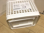 【カインズ 高さが変えられる腰らくバスケット ホワイト】脚は底に収納できます