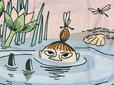 【紀ノ国屋×MOOMINコラボ】「ムーミンコンパクト リトルミイ」湖にぷかぷか浮かぶリトルミイがかわいすぎる〜!