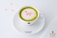 【Q-pot CAFE.】「桜ふわり 抹茶ラテ」単品 850円