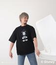 「ミッキーマウス」デザインビッグシルエットTシャツ 6,800円|370-ThreeSeventy
