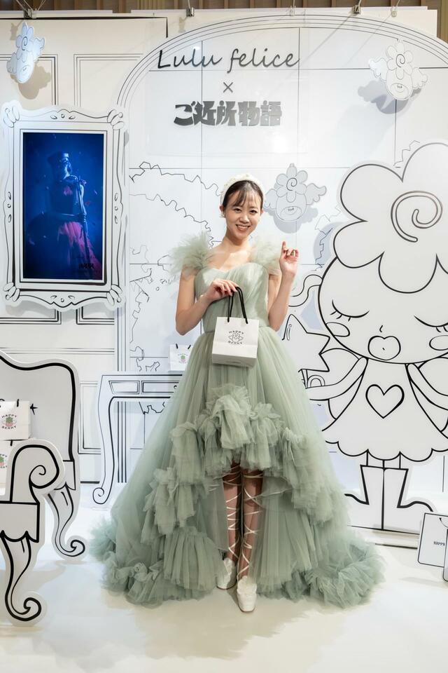 「Lulu felice×ご近所物語」新作ウェディングドレス　LU-1006_Pistachio