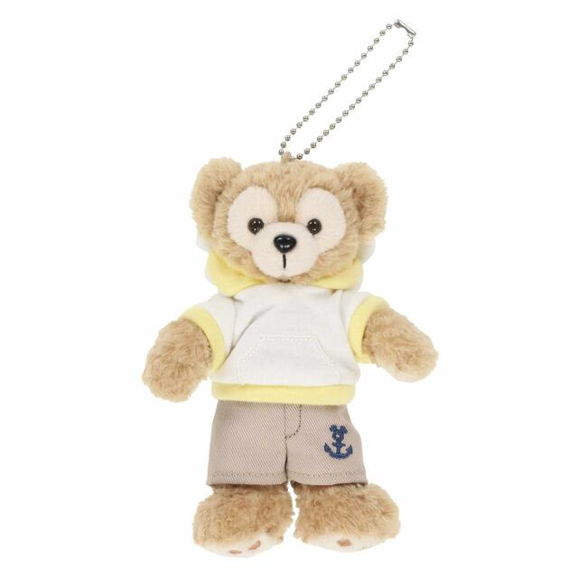 ぬいぐるみバッジ 2,400円｜サイズ：高さ約14cm｜「ダッフィー＆フレンズのサマーナイト・メロディー」スペシャルグッズ｜東京ディズニーリゾート40周年“ドリームゴーラウンド”｜発売日：2023年7月3日（月）｜販売店舗：東京ディズニーシー「マクダックス・デパートメントストア」