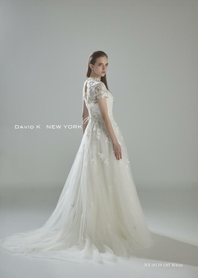 クラウディア｜「DAVID K NEW YORK（デヴィッド ケイ ニューヨーク）新作ウェディングドレス｜NY-0139_Offwhite