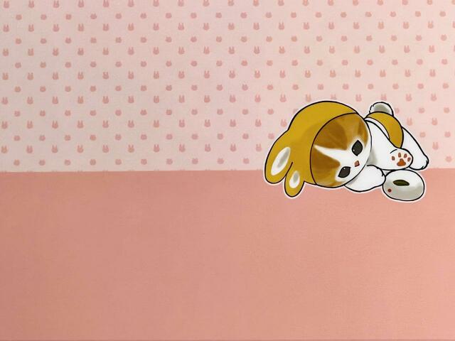 【Seria（セリア）】気だるそうに寝転んでいる姿もキュート