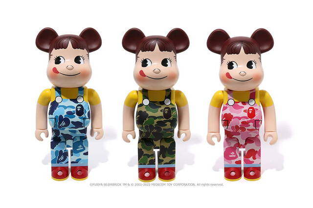 BAPE® X FUJIYAABC CAMO PEKO BE@RBRICK 1000% ¥85,800- (税込)【BAPE®︎ × FUJIYA ペコちゃん × BE@RBRICK】