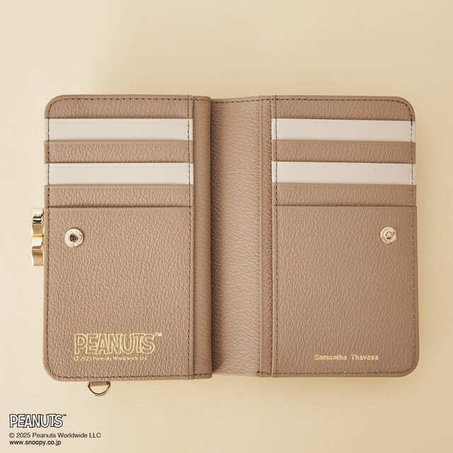 【サマンサタバサ「スヌーピー」コレクション】カードなどがしっかり収納できるポケット